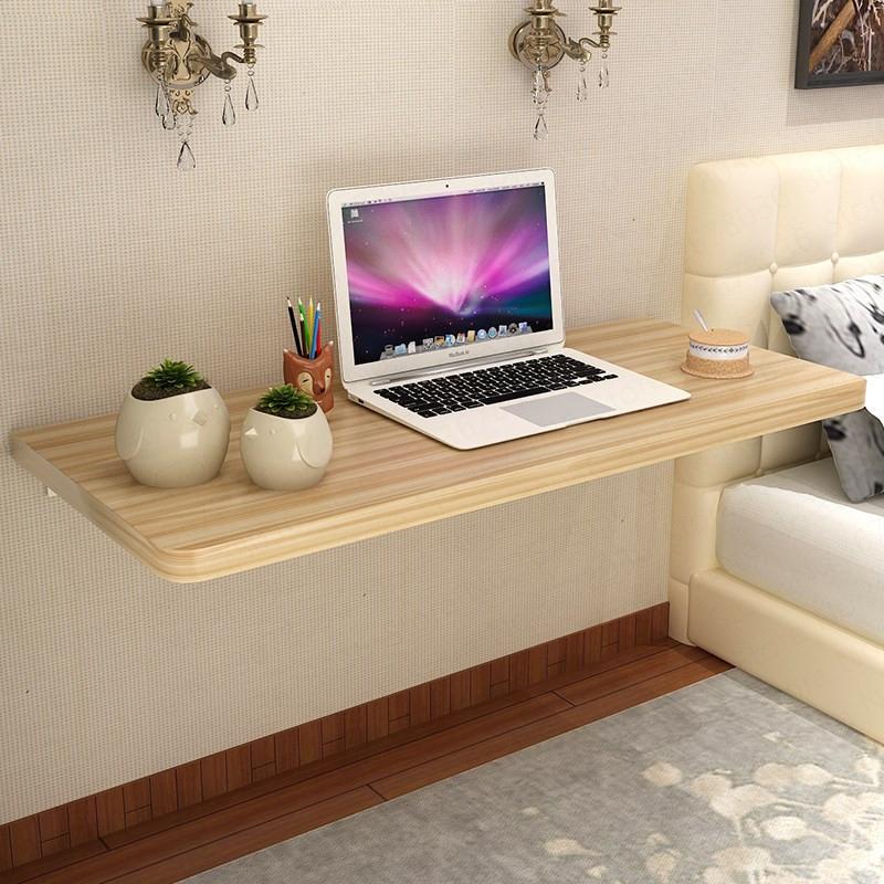 Изображение товара: Домашний Складной стол, простой современный обеденный стол, настенный стол, подвесной компьютерный стол, настенный учебный стол, Простая подставка для ноутбука
