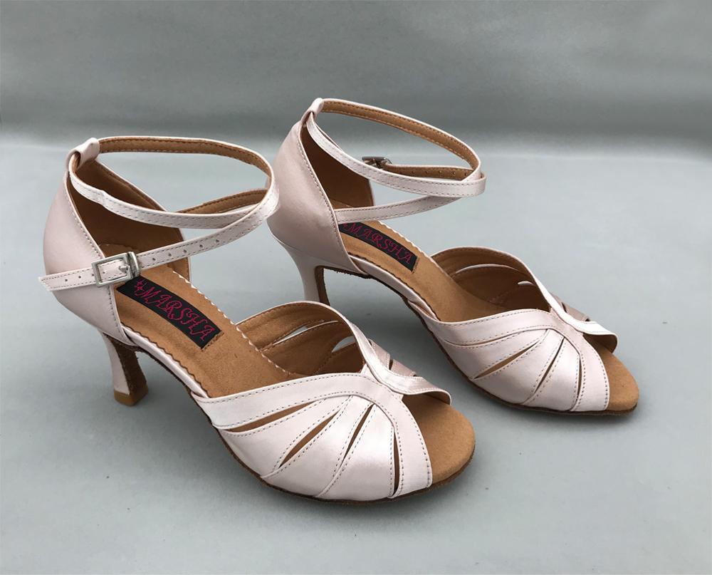 Изображение товара: Удобные и модные женские туфли для латиноамериканских танцев, бальные туфли для латиноамериканских танцев и свадьбы 6223FL1, более 10 цветов