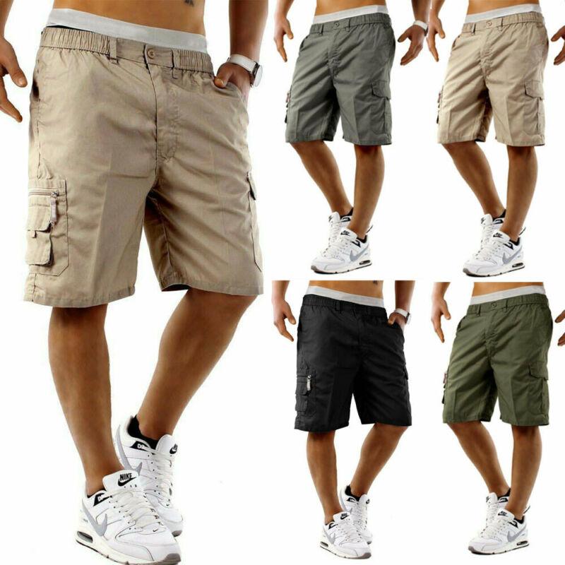 Изображение товара: Мужские летние шорты, повседневные хлопковые эластичные облегающие шорты для бега, занятий спортом, в стиле хип-хоп, уличная одежда