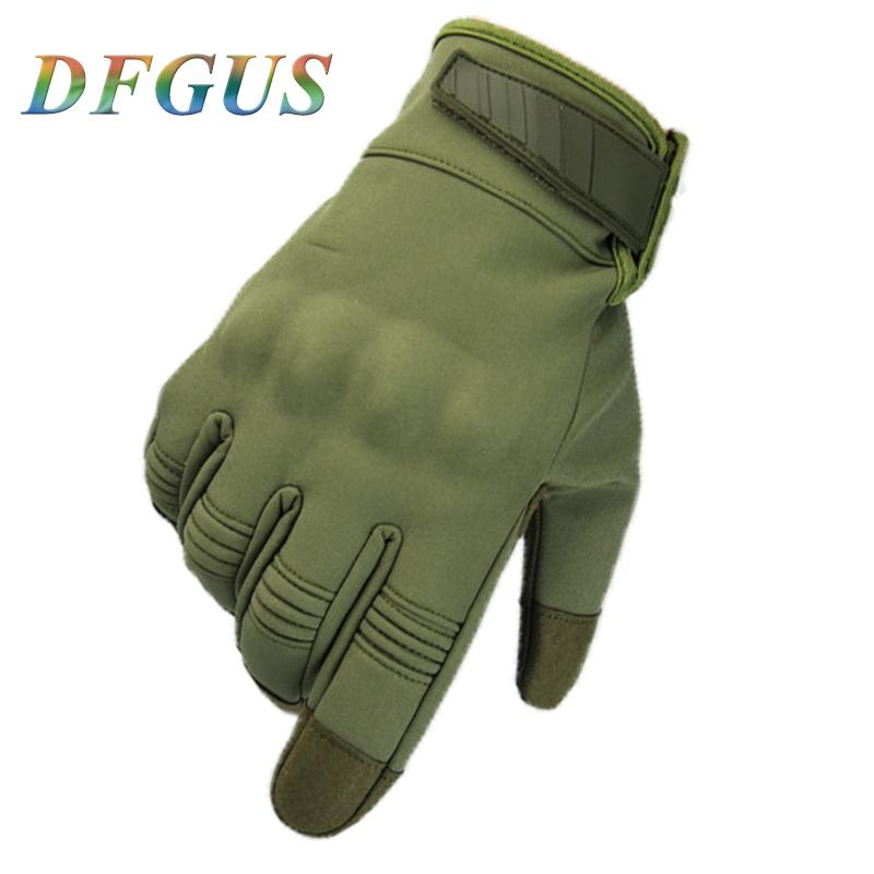 Изображение товара: Военные прорезиненные перчатки для игры в пейнтбол, страйкбол унисекс