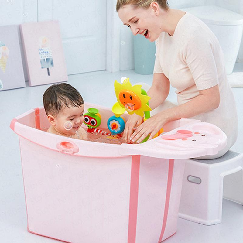 Изображение товара: Детская складная ванна, детский бочонок, большая Бытовая ванна для сидения, детская ванночка для педикюра, Детская ванна для педикюра и педикюра