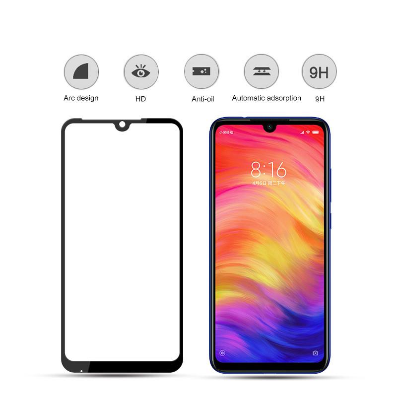 Изображение товара: 9H 2Pcs Tempered Glass For Xiaomi Redmi Note 7 Pro Case Full Cover Glass Mobile Accessories Screen Protector Film For Redmi 7 7A