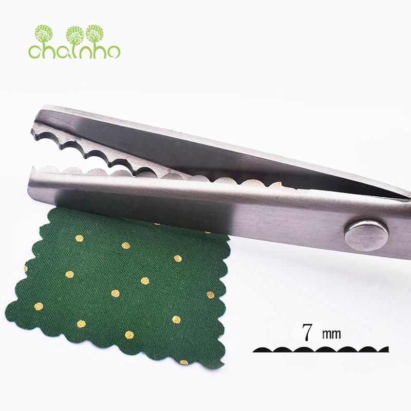 Изображение товара: Швейные ножницы Zigzag и волнистой формы портновские ножницы , ножницы в Штучной форме круглой и пиловой форме, для шитья ножниц из ткани или кожи