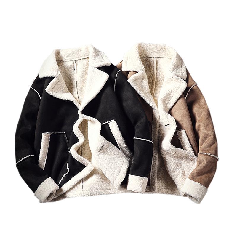 Изображение товара: Куртка Мужская Утепленная на пуговицах, модный однотонный пиджак, утепленная верхняя одежда, кофта, Осень-зима