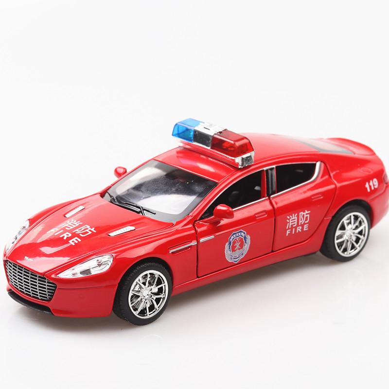 Изображение товара: Изысканный 1:32 специальный полицейский и пожарный сплав модель автомобиля, моделирование литья под давлением 6 звук и свет оттягивающаяся назад Модель, бесплатная доставка