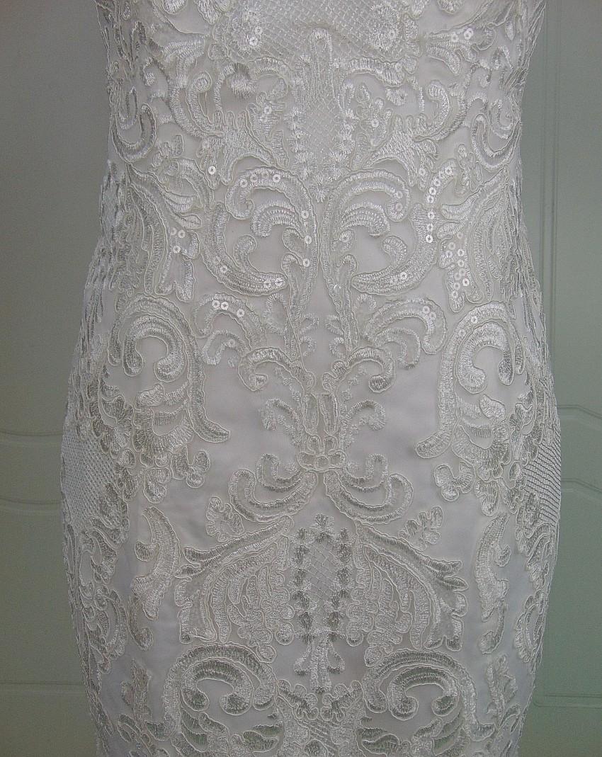 Изображение товара: Роскошное Свадебное платье с кружевной аппликацией и шлейфом, из Мягкого Тюля