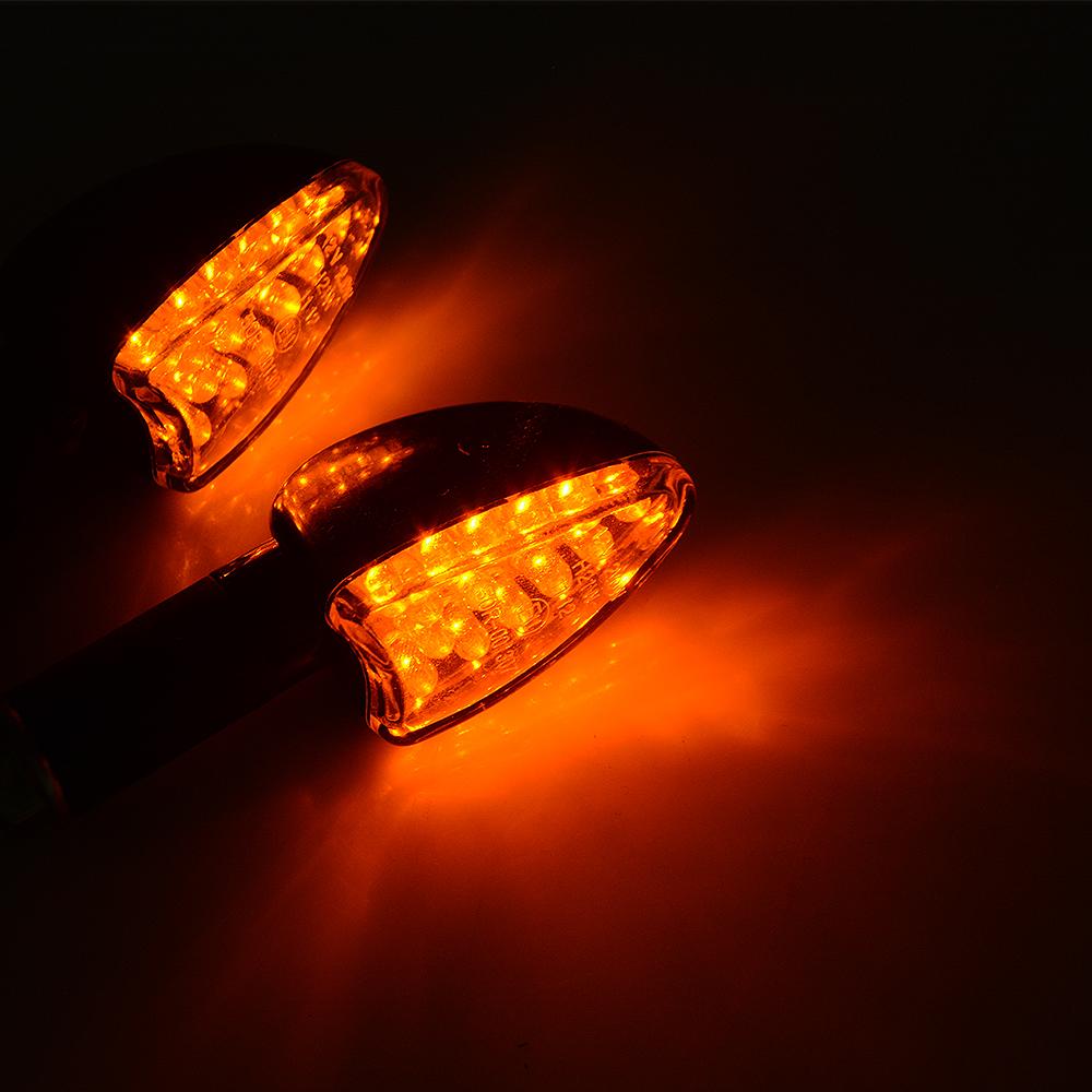 Изображение товара: Водонепроницаемый янтарсветильник, 12 светодиодов, указатели поворота для мотоцикла, s/лампа для Honda Yamha Hayabusa Suzuki BMW