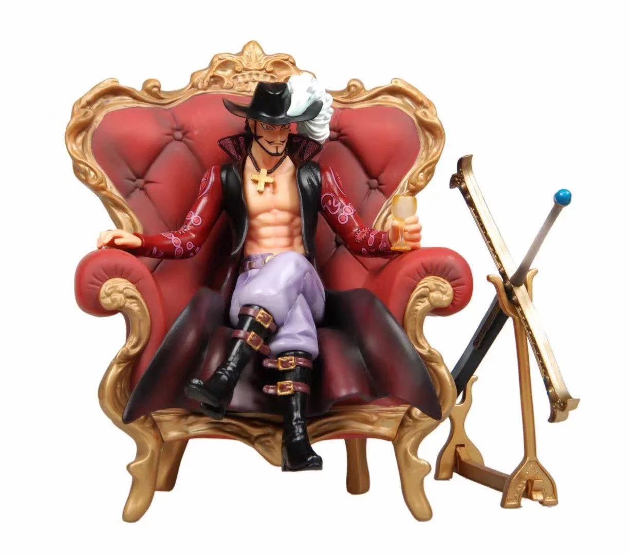 Изображение товара: Аниме One Piece P.O.P XL Dracule Mihawk Eagle Eye big sofa ПВХ экшн-фигурка коллекционные модели игрушки