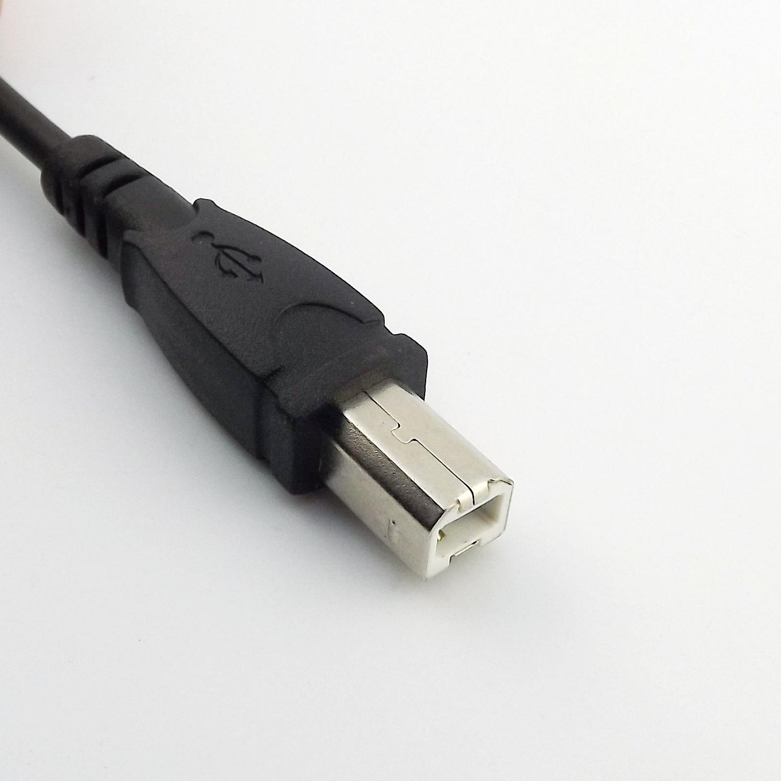 Изображение товара: 1 шт., Удлинитель USB 2,0 типа A (мама)-USB B (папа) для принтера, 50 см