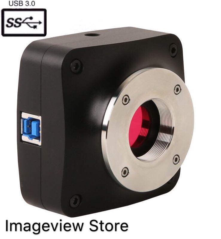 Изображение товара: 18,0 МП USB3.0 микроскоп C-mount eyepiece camera E3ISPM18000KPA камера с Sony IMX147 CMOS сенсор IP118000A 17fps Imageview