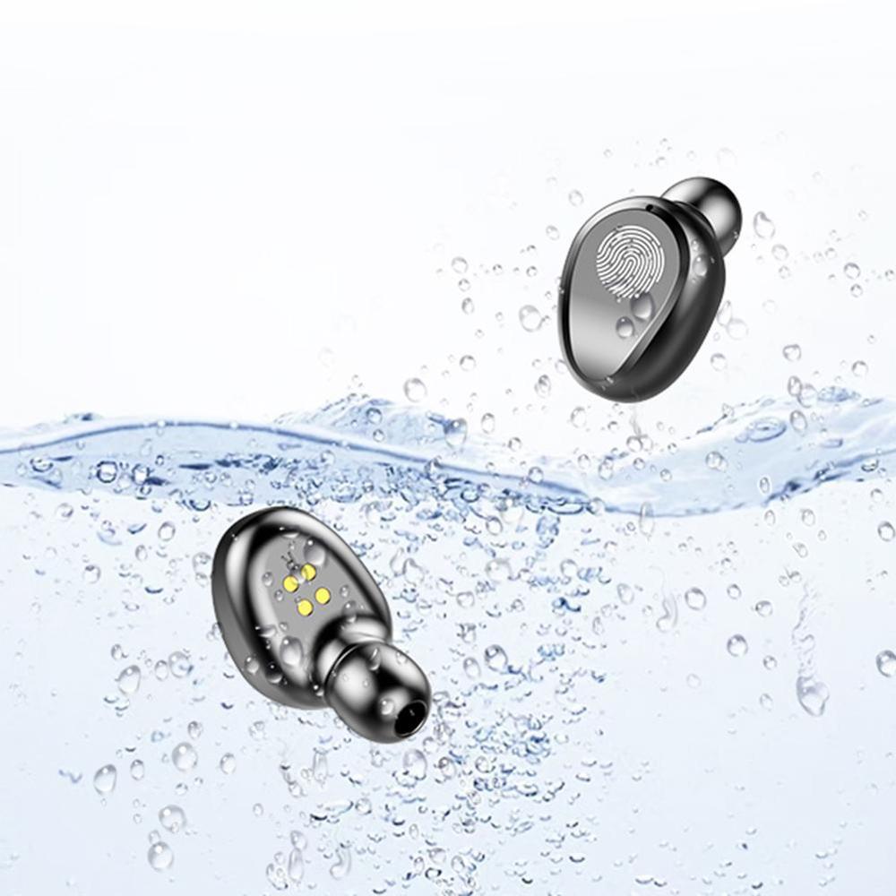 Изображение товара: Bluetooth-наушники с зарядным устройством 18650, светодиодный дисплей, Беспроводные водонепроницаемые наушники-вкладыши с микрофоном