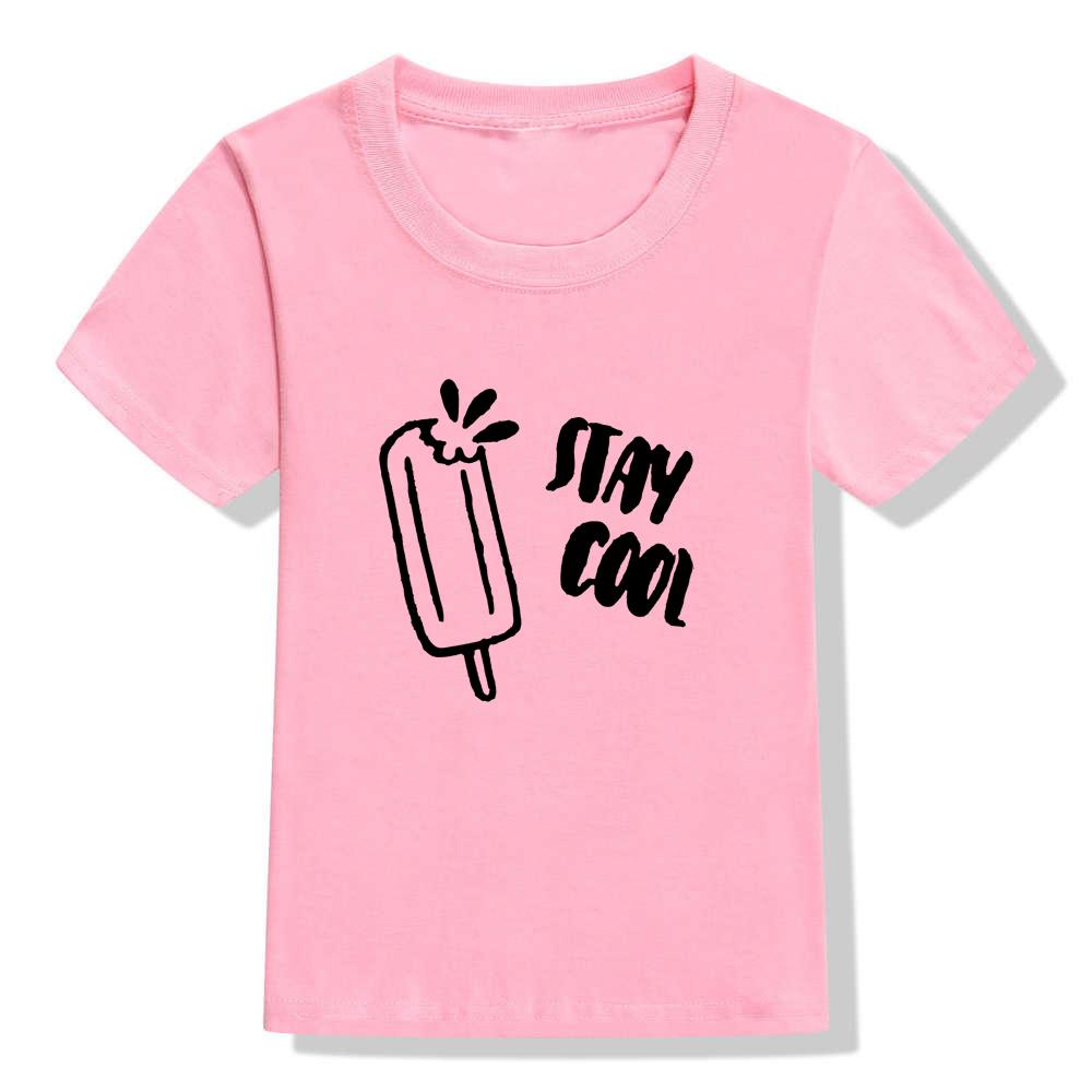 Изображение товара: Летняя детская футболка унисекс модная Милая футболка с принтом забавная одежда с короткими рукавами для мальчиков и девочек топы, детская одежда