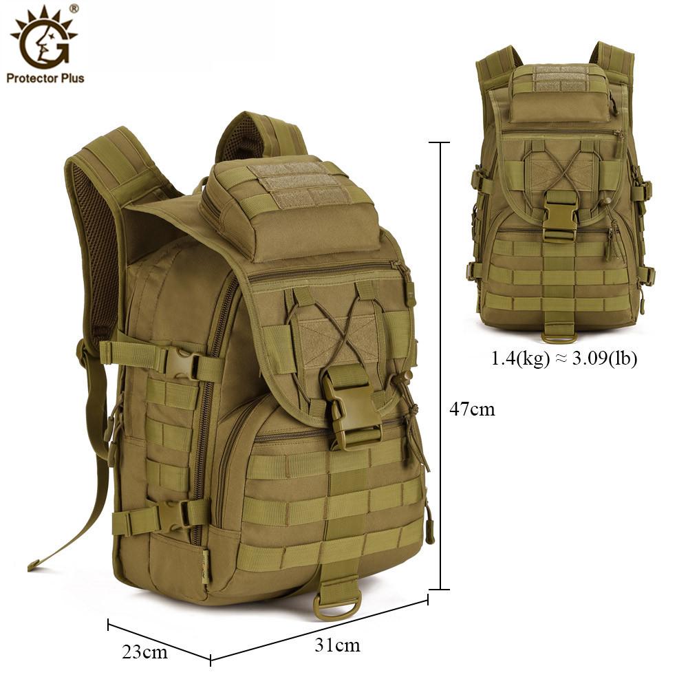 Изображение товара: Военный Тактический штурмовый рюкзак 40 л, армейская Водонепроницаемая Сумка Molle, рюкзак для активного отдыха, походов, кемпинга, охоты