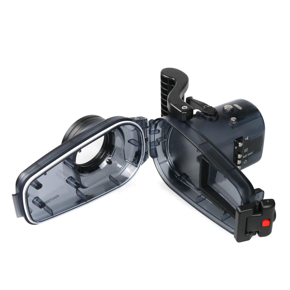 Изображение товара: Водонепроницаемый подводный чехол для камеры для дайвинга на футов/40 м, чехол для Sony FDR-AX40 FDR-AX30 AX30 AX40 AXP55, чехол-сумка