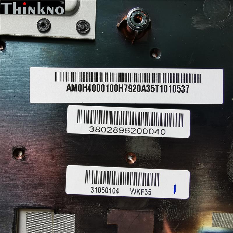 Изображение товара: Новинка для Lenovo G770 G780 клавиатура с подставкой для рук Верхняя Крышка корпуса с сенсорной панелью 17,3 дюйма AM0H4000100 31050104