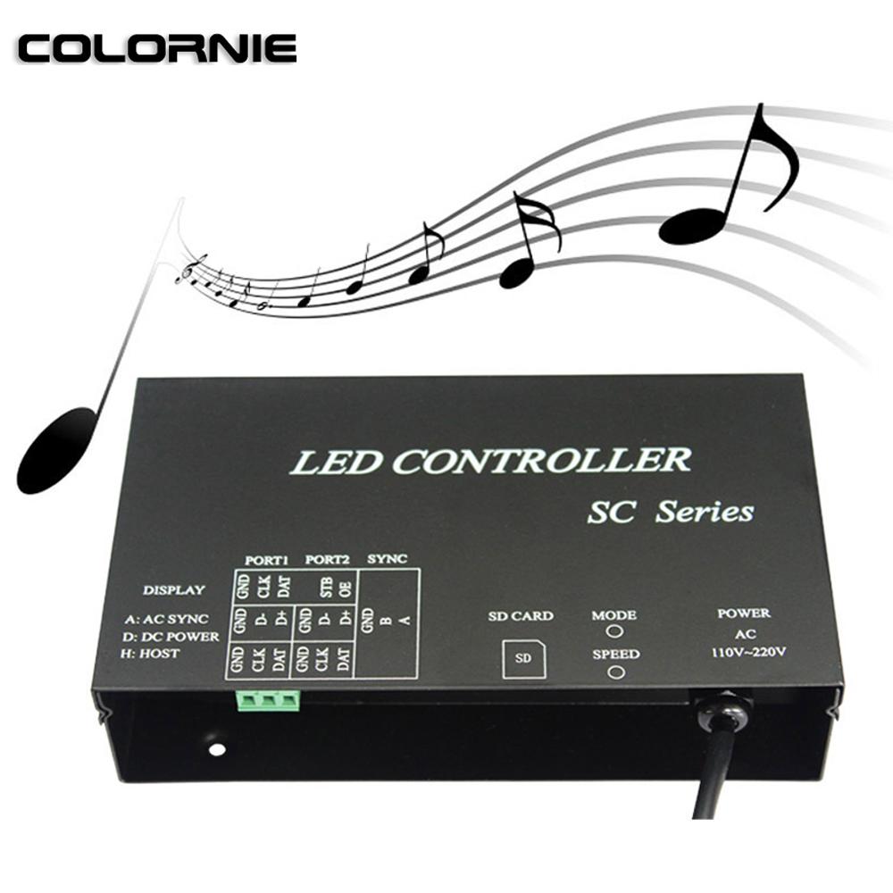 Изображение товара: Контроллер LED Music Controller SD Card LED Pixel Controller 4096 пикселей DMX512 WS2812 UCS1903 SM16703 DMX Controller