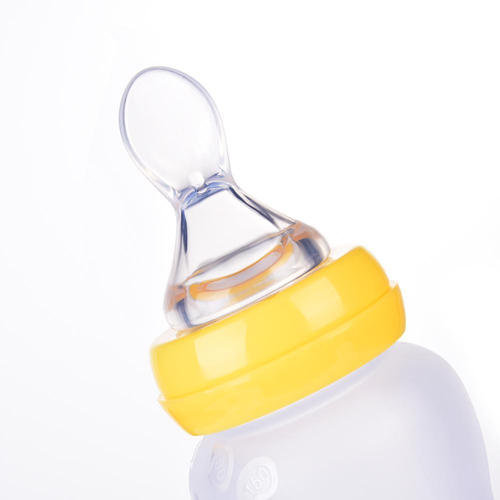 Изображение товара: Набор силиконовых бутылочек для кормления с ложкой и мягкой головкой