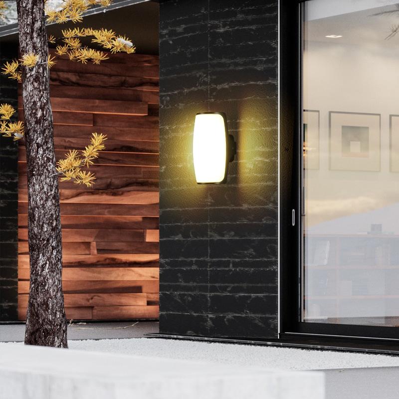 Изображение товара: Светодиодный настенный светильник LukLoy, современный минималистичный водонепроницаемый уличный настенный светильник для внутреннего двора, лестницы, коридора, балкона, виллы, коридора