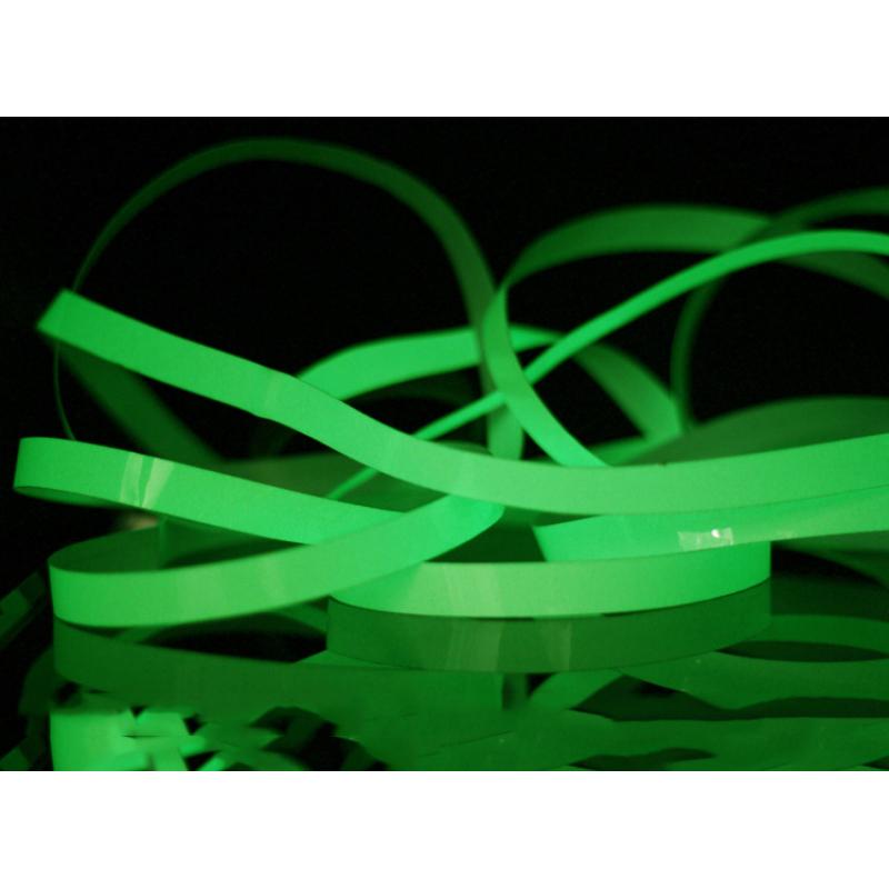 Изображение товара: 1 см * 3 м световой полосы домашнего украшения сценического анти-скольжения светильник для Хранения ПВХ лента из смеси полиэстера с светильник пленки Стикеры