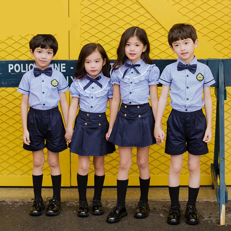 Изображение товара: Детские школьные костюмы для девочек и мальчиков, летняя одежда в японском и корейском стиле для школ, одежда для косплея, костюм для школьницы