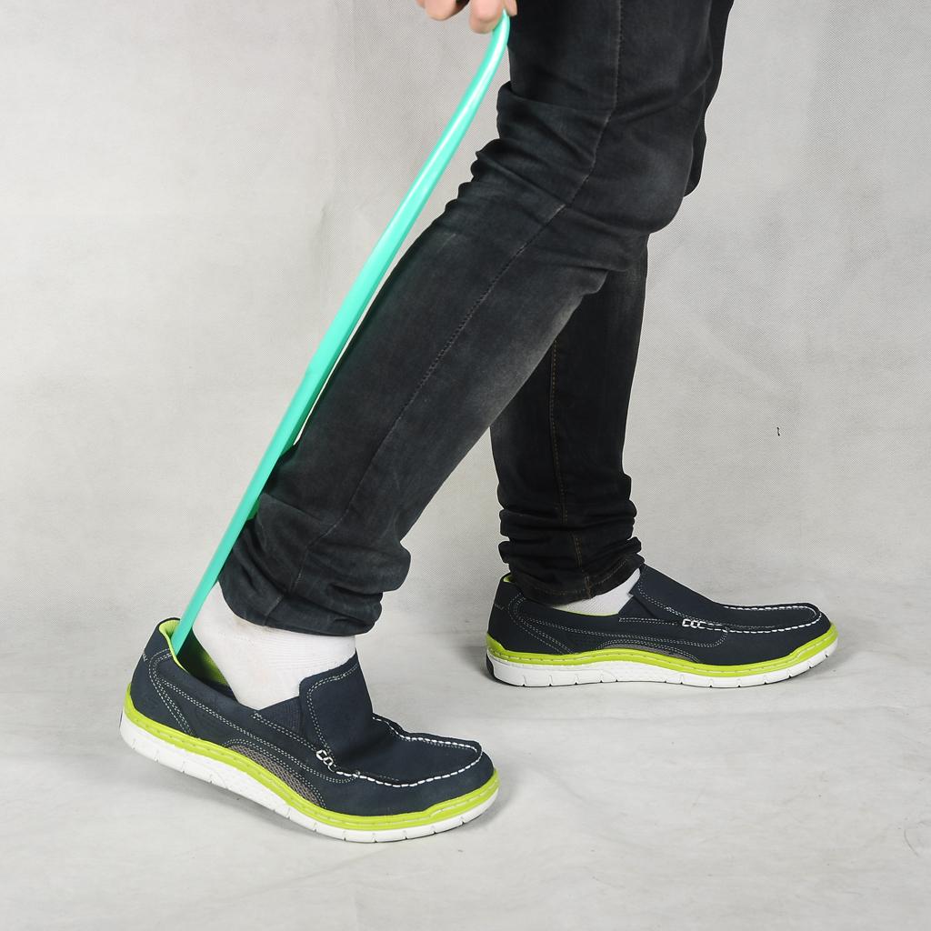 Изображение товара: Клаксон для обуви с длинной ручкой 57 см, рожковый подъемник для обуви, кожаные аксессуары для обуви на каблуке