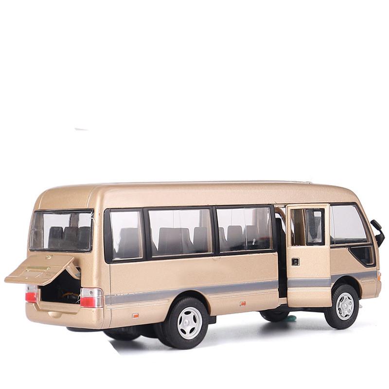 Изображение товара: Высококачественная модель из 1:32 сплава для автобуса, имитация металлического литья, звук и светильник, роскошная модель, бесплатная доставка