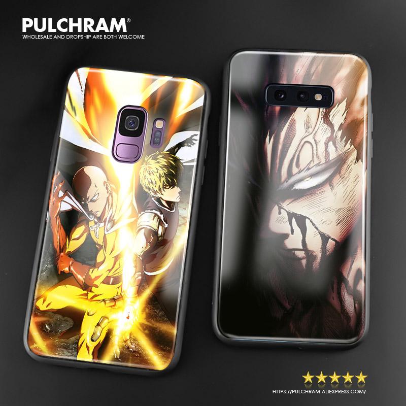 Изображение товара: Стеклянный чехол для телефона One Punch Man saiлюбые Garou, мягкий силиконовый чехол для Samsung Galaxy S7 Edge S8 S9 S10e S10 Plus Note 8 9 10 PLUS