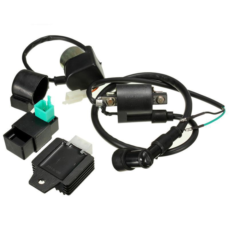 Изображение товара: Ignition Coil CDI Regulator Rectifier Relay Kit for ATV Dirt Bike Gokart 50cc 70cc 90cc 110cc 125cc Car Motor ATV Quad