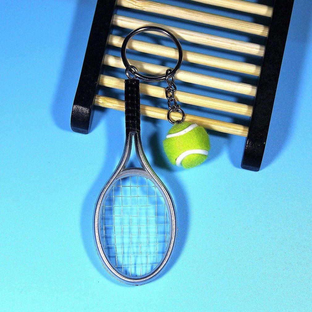 Изображение товара: Брелок для ключей, Модный мини-брелок для ключей в теннис