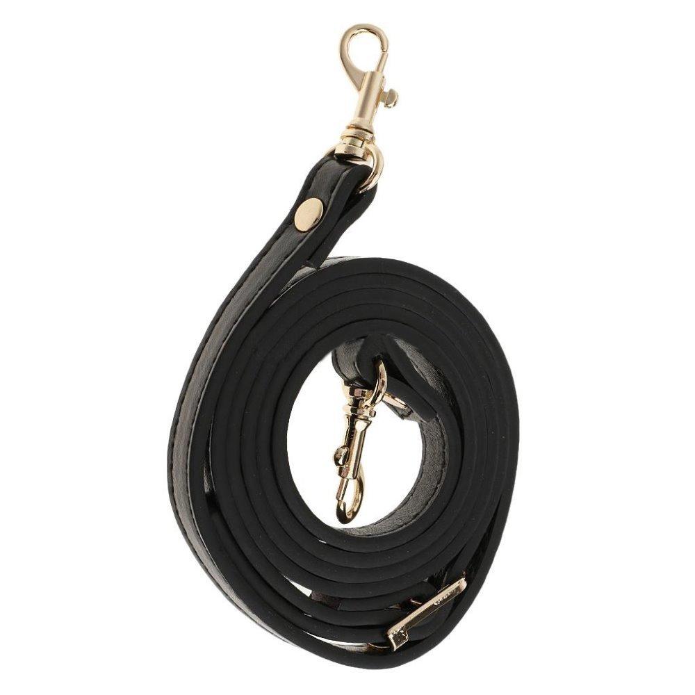 Изображение товара: 110~120cm Adjustable Bag Strap Pu Leather Messenger Bag Handle Replacement For Crossbody Bag Strap Belts Gold Buckle Kz0012