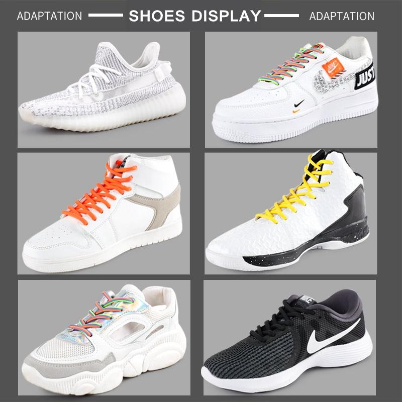 Изображение товара: Новые Круглые Шнурки радужные однотонные классические шнурки Martin для ботинок повседневные спортивные ботинки обувь кружевные кроссовки шнурки для обуви 14 цветов
