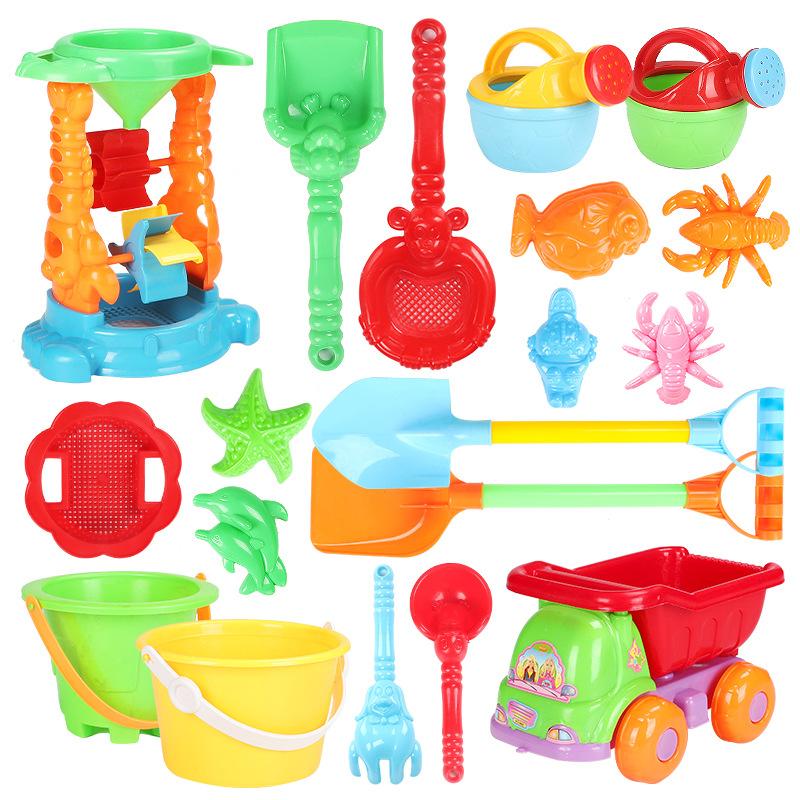 Изображение товара: Пляжные игрушки из песка для детей, пляжные игры для девочек, летние игрушки, игры с песком, инструменты