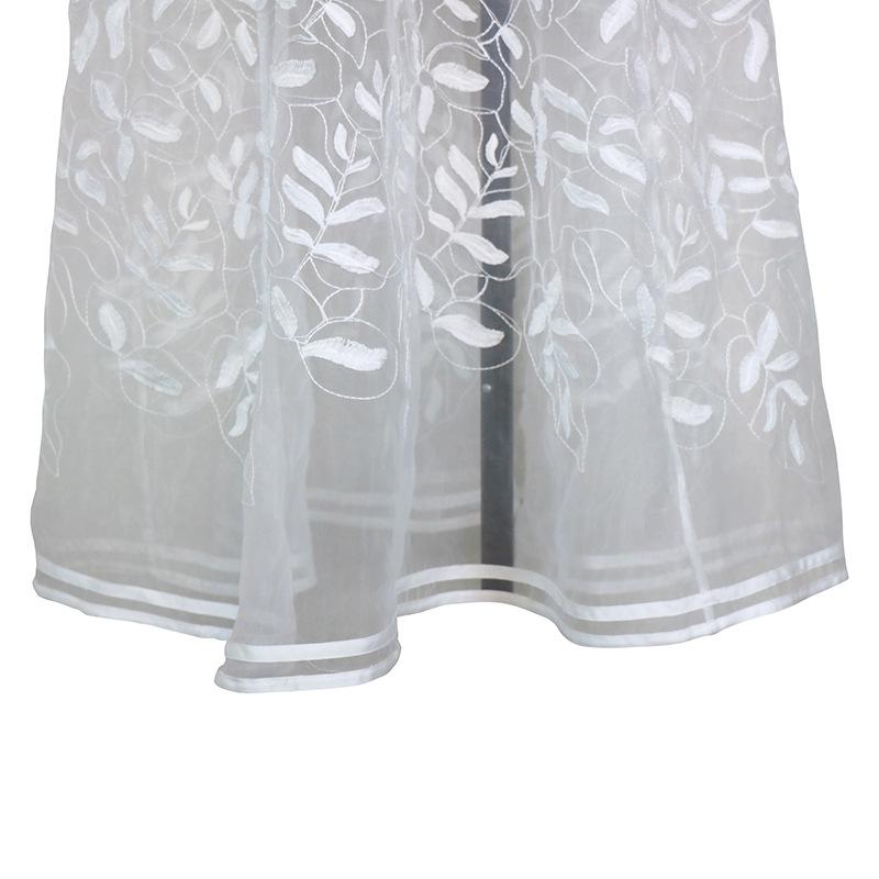 Изображение товара: Женское платье-макси на тонких бретельках, облегающее Элегантное Длинное белое платье из органзы со звездами, весна-лето 2019