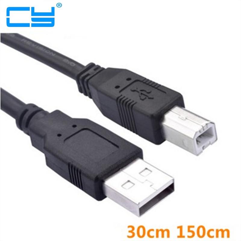 Изображение товара: Высокоскоростной USB-кабель для принтера Canon, brother, Samsung, Hp, Epson, 2,0/0,3/0,5/1,5/3,0/5,0 м