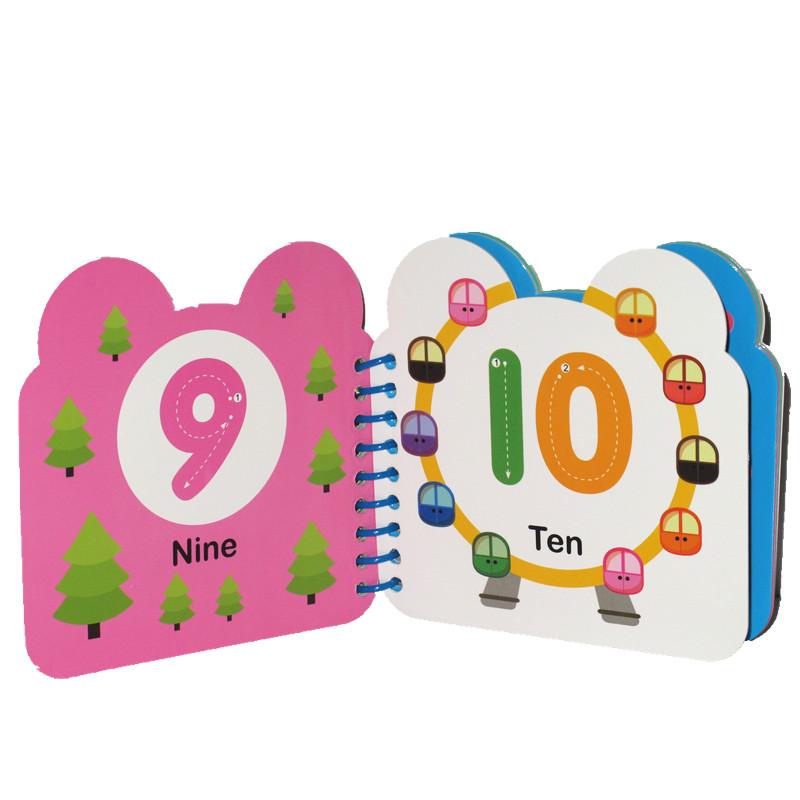 Изображение товара: Новое милое раннее образование, Детские карточки с цифрами libros с арабскими цифрами, развивающие игрушки возраст от 0 до 3 12,5 см x 12,5 см