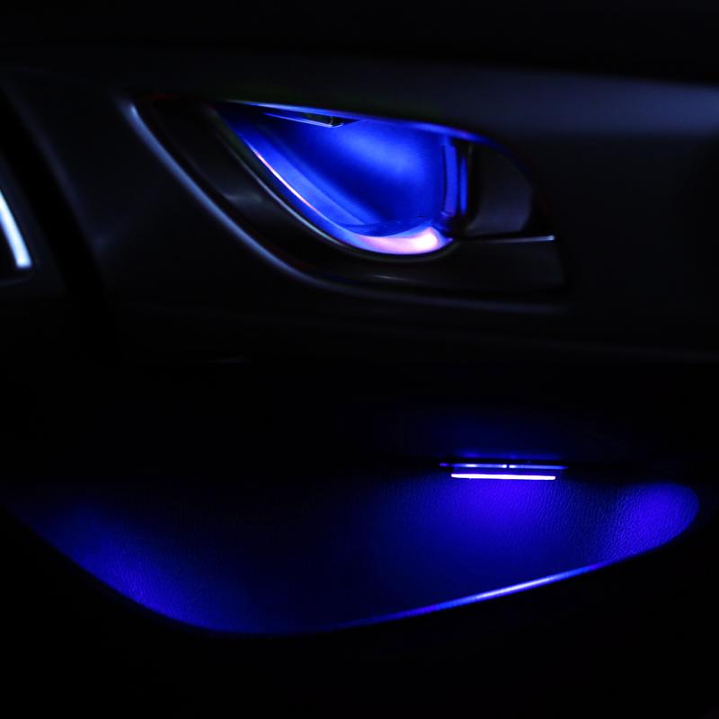 Изображение товара: 4 шт., светодиодный светильник Everst Fusion Edge для Ford Focus EcoSport, внутренняя чаша, подлокотник, ручка двери, подвесной светильник s