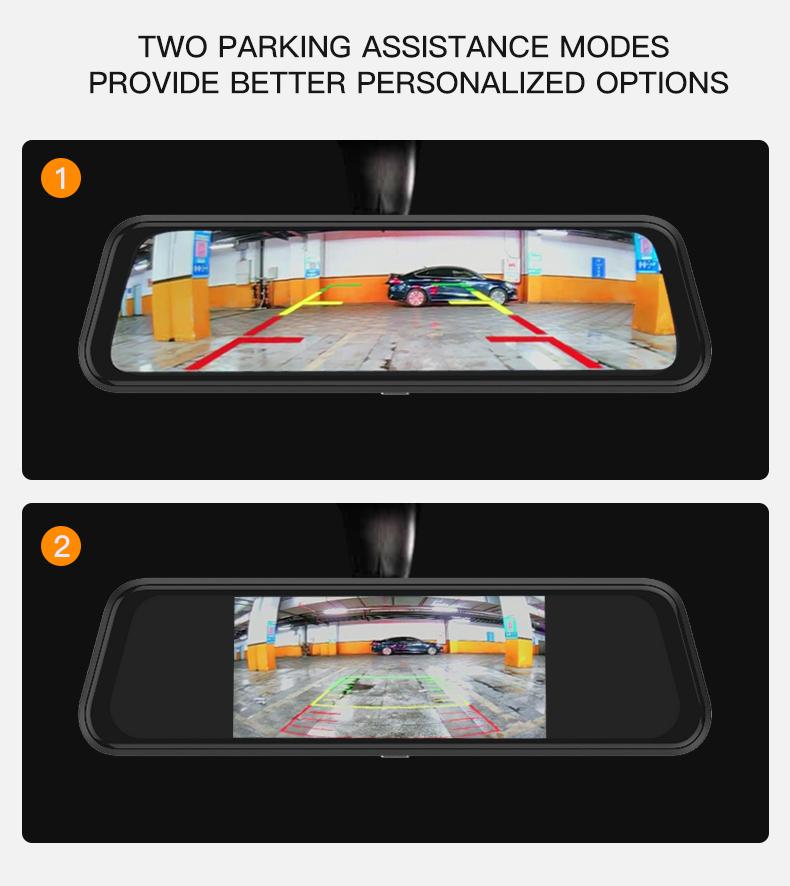 Изображение товара: DVR Автомобильная камера Sony видеорегистратор с двумя объективами 1080P зеркало заднего вида IPS полный экран arc