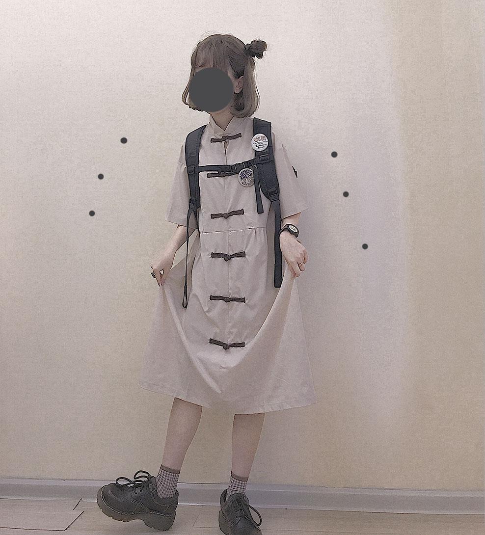 Изображение товара: Платье в викторианском стиле с пряжкой Ретро свободное милое платье для девочек косплей лоли ОП Готическая Лолита черное платье