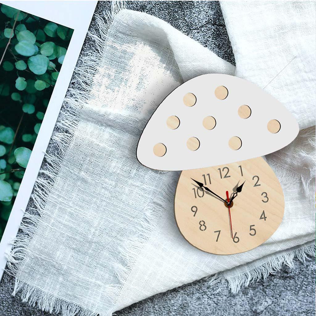 Изображение товара: Настенные часы, креативные детские красочные часы в скандинавском стиле, часы с ежиком, бесшумные деревянные часы для дома, гостиной, милые Мультяшные часы 45 #