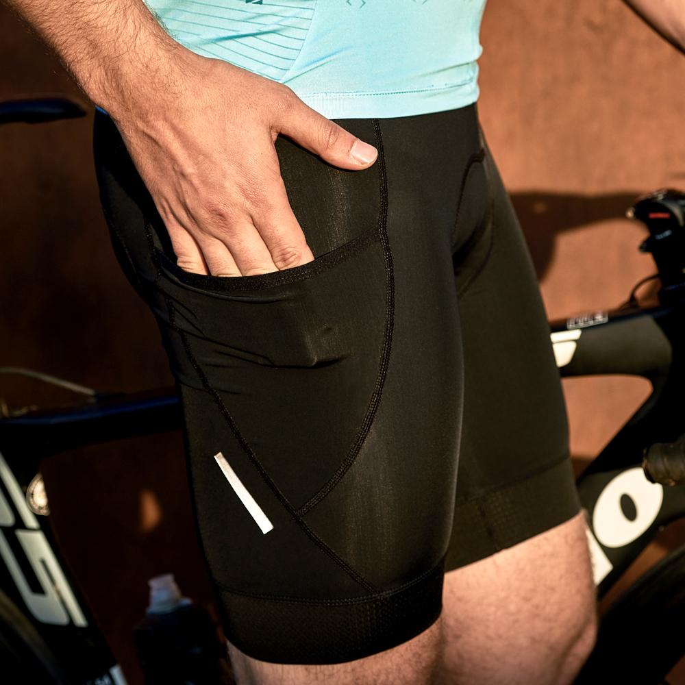 Изображение товара: Высококачественный летние шорты-комбинезон с для велоспорта Man 4D Coolmax дышащий мягкий велосипед, Высокоэластичный ремень для пота, Азиатский
