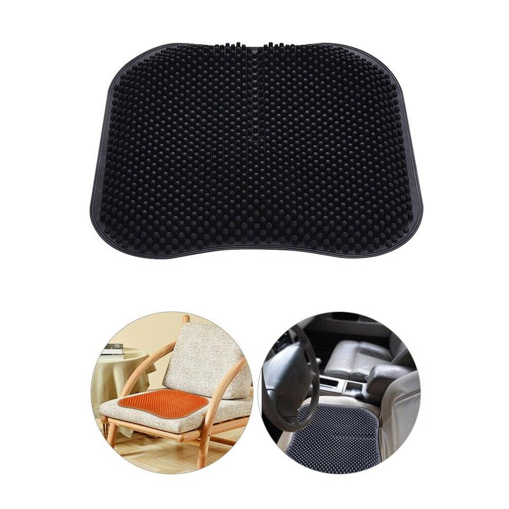 Изображение товара: Силиконовая Автомобильная подушка для сиденья, Нескользящая подушка для стула, Массажная дышащая подушка, коврик для офиса, грузовика, дома