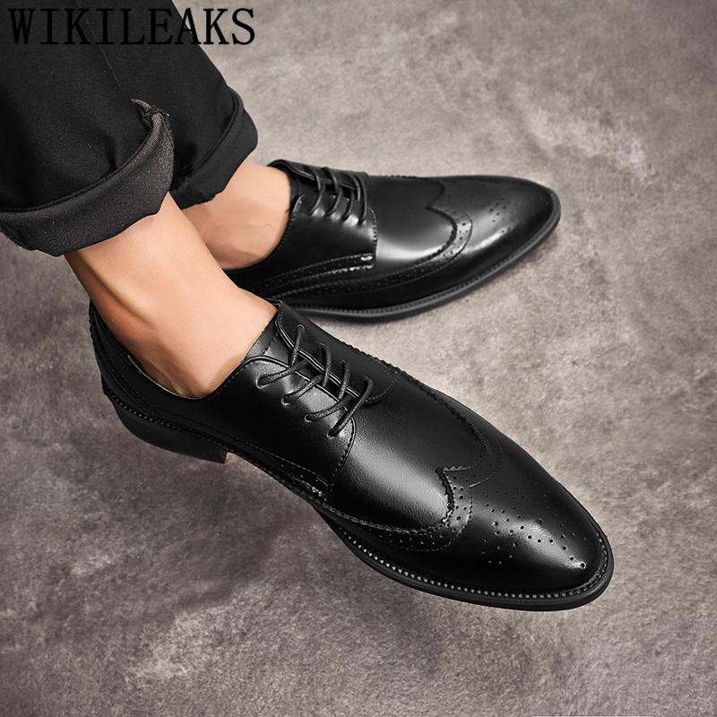 Изображение товара: Мужские классические туфли, коричневые кожаные туфли-оксфорды с пряжкой, в итальянском стиле