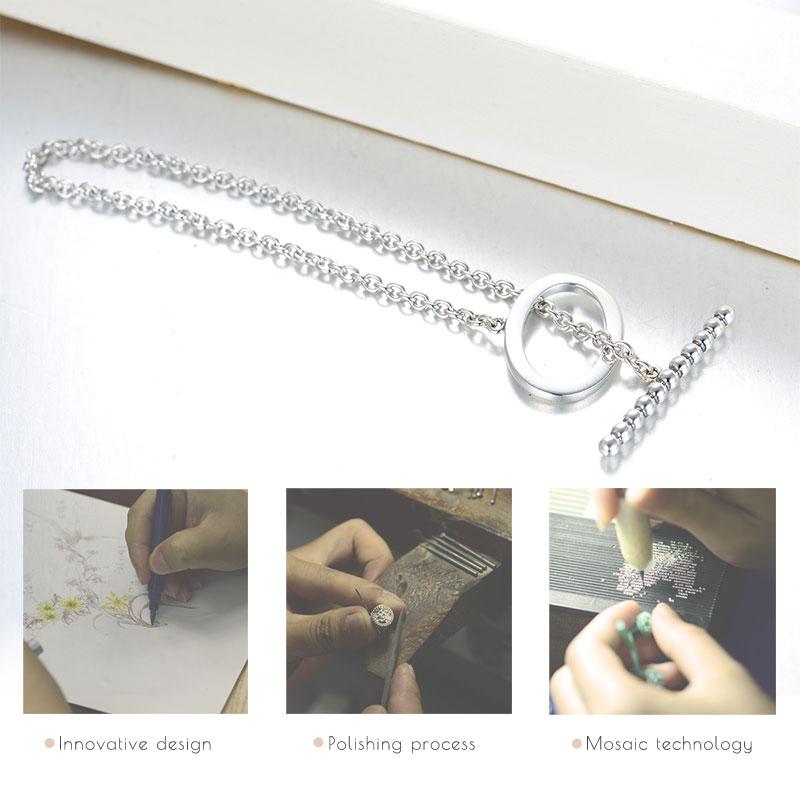 Изображение товара: Бренд GW цепь эффектные женские браслеты из стерлингового серебра 925 Браслеты с подвесками женские ювелирные изделия легкие манжеты женские браслеты