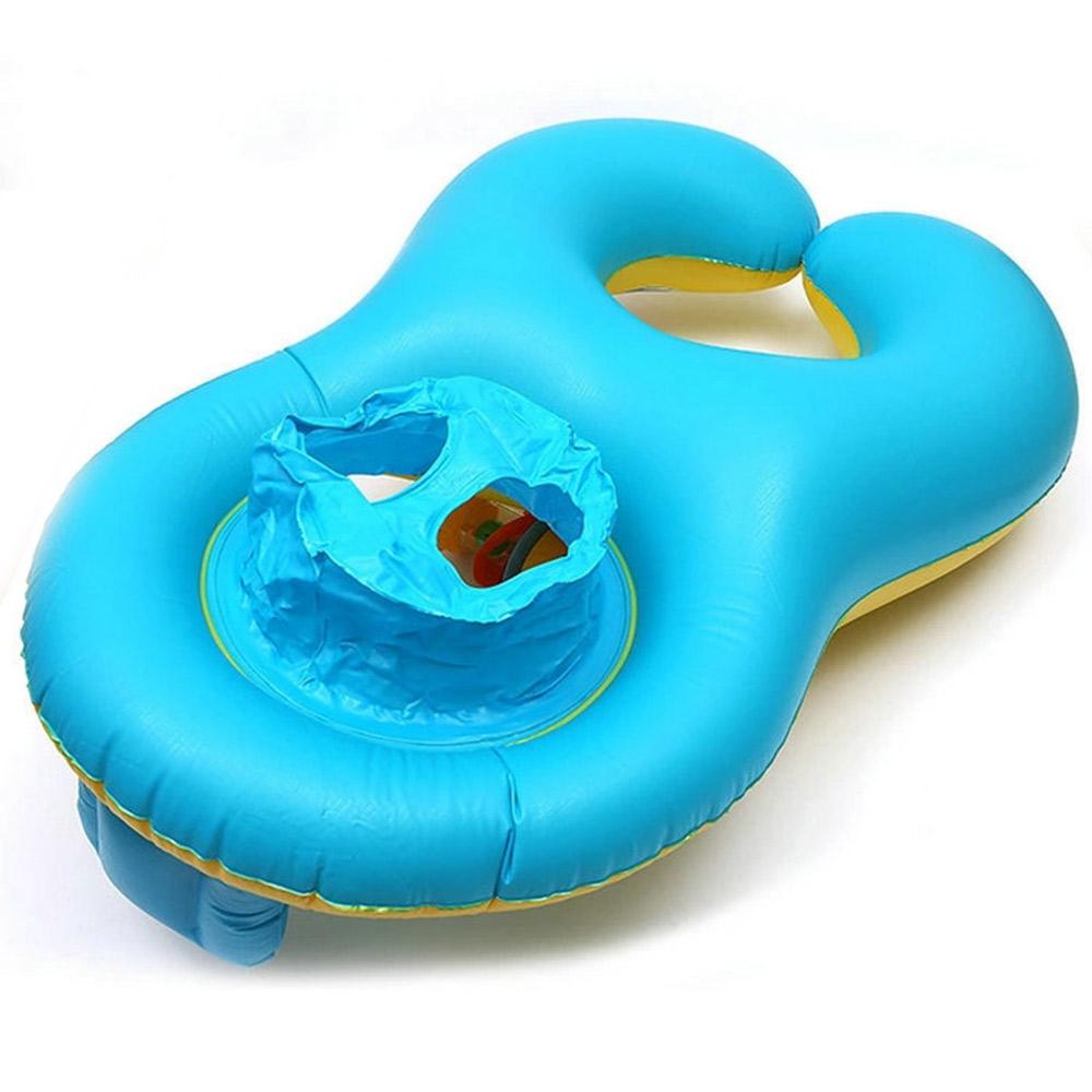 Изображение товара: Надувное кольцо для мамы и ребенка, плавательный круг, детский поплавок для бассейна, аксессуары для детей, пляжный плавающий тренажер, детская игрушка для купания