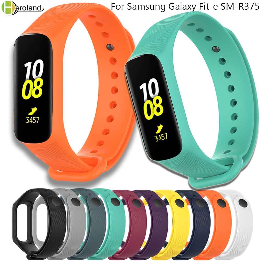 Изображение товара: Ремешок для часов силиконовый для Samsung Galaxy Fit-e женский ремешок для наручных часов умный браслет спортивные Сменные аксессуары ремешки для часов
