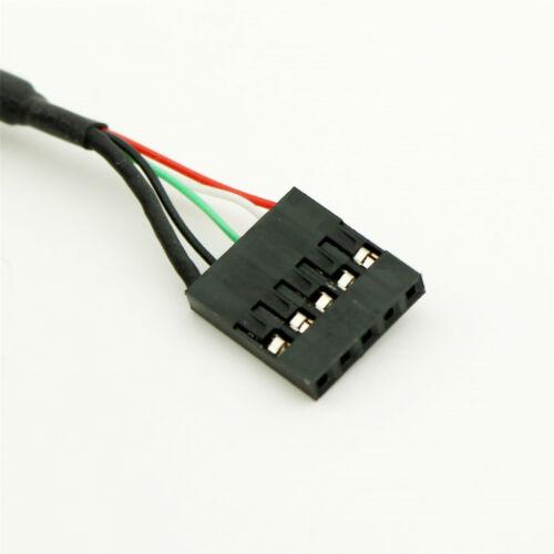 Изображение товара: 10 шт. Mini USB 5-контактное гнездо для Dupont 5Pin клемма женского типа PCB адаптер материнской платы кабель 50 см