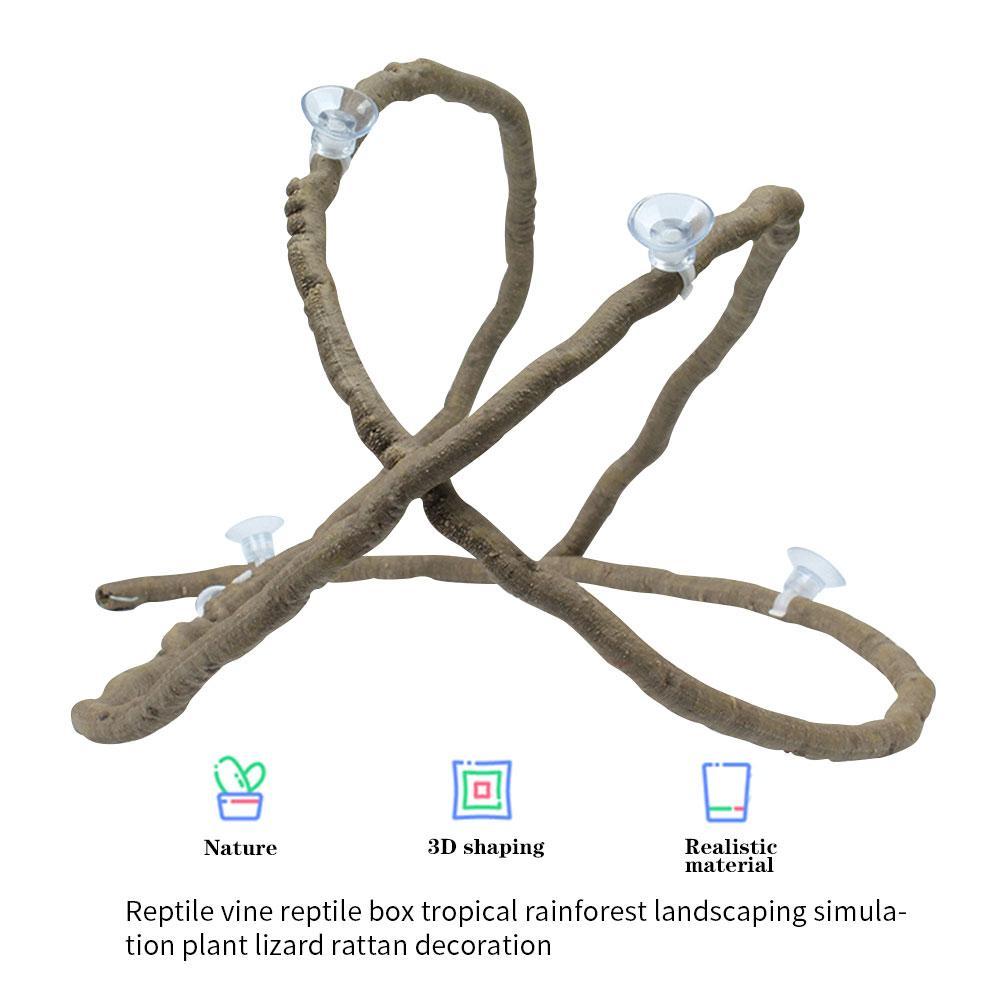 Изображение товара: Рептилия среды обитания декор в виде ящерицы, которые могут изменить свой ящик для рептилий тропического леса ландшафтного дизайна моделирование чечевицы рептилий среды обитания Декор