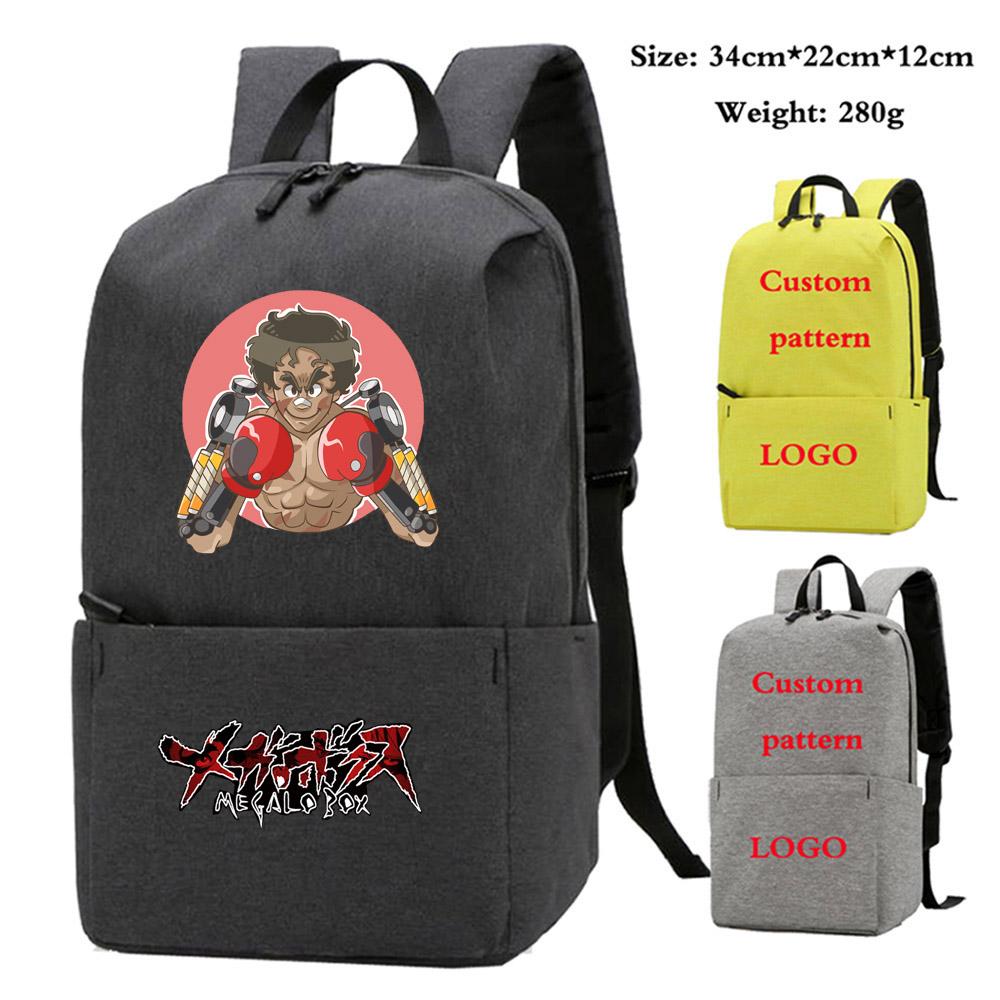 Изображение товара: Рюкзак MEGALOBOX с рисунком аниме, детская нейлоновая сумка для ноутбука, школьные ранцы для студентов, Повседневная сумка для мужчин и женщин, ранец для подростков