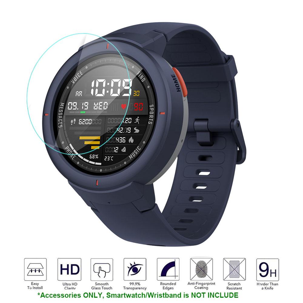 Изображение товара: HD прозрачная пленка для Xiaomi Huami Amazfit Verge 3, защитная пленка из закаленного стекла для экрана, защита от взрыва