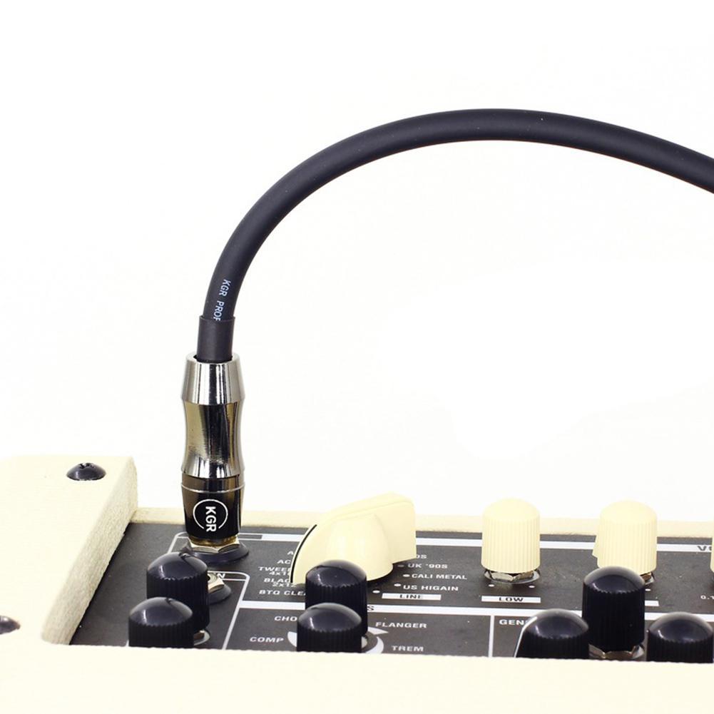 Изображение товара: Аудио кабель для гитары, соединительный провод для электрической гитары, бас, пианино, клавиатура, барабан, инструмент, шумоподавление, щит, провод для гитары 20AWG